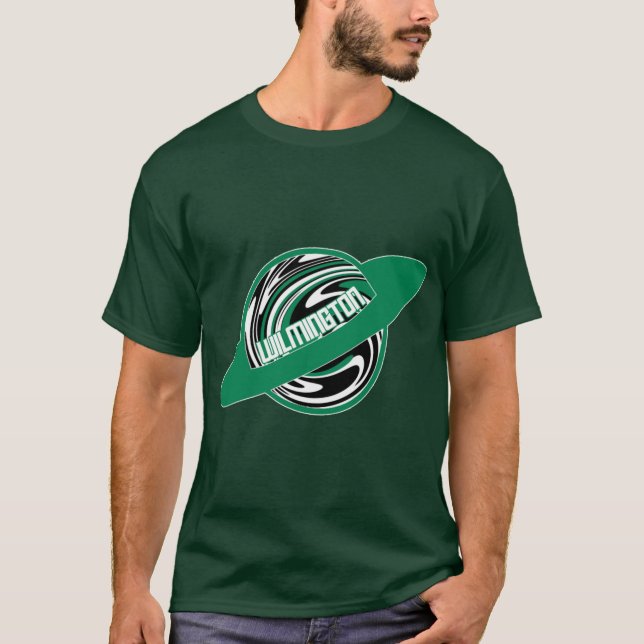 Camiseta Universo da Universidade de Wilmington (Frente)