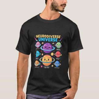 Camiseta Universo de Conscientização sobre Autismo Neurodiv
