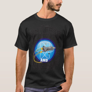Camiseta Universo É Feito De Elétrons, Prótons, Neutrões E