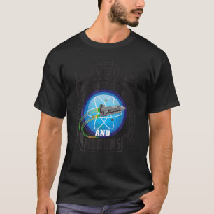 Camiseta Universo É Feito De Elétrons Protons Neutrons Maio