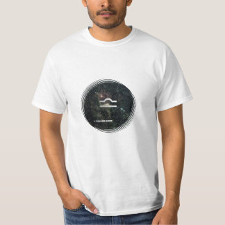 Camiseta Universo engraçado do símbolo do zodíaco do Libra
