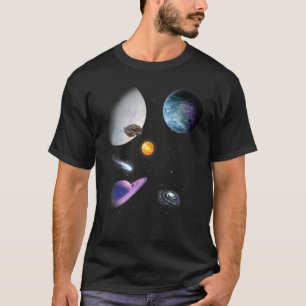 Camiseta Universo Espaço Sistema Solar Galáxia Astronauta A