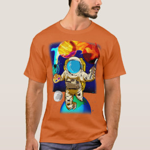Camiseta Universo G do pintor artístico de pintura espacial