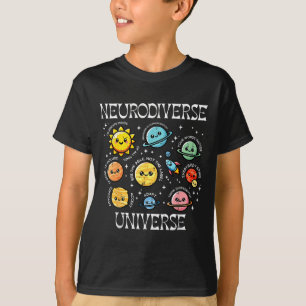 Camiseta Universo neurodiverso autismo espaço de conscienti