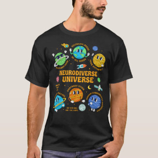 Camiseta Universo Neurodiverso Conscientização do Autismo S