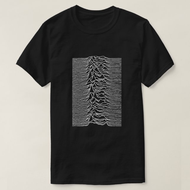Camiseta Unknown Pleasures (Frente do Design)