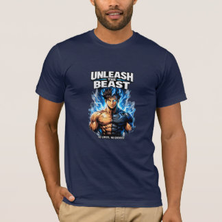 Camiseta Unleash The Beast - Anime Gym Power-Up T-Shirt