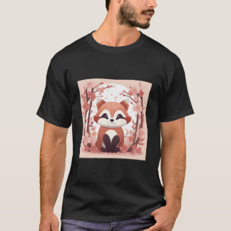 Camiseta Unleash Your Ness With Our Red Panda And Cherry Bl