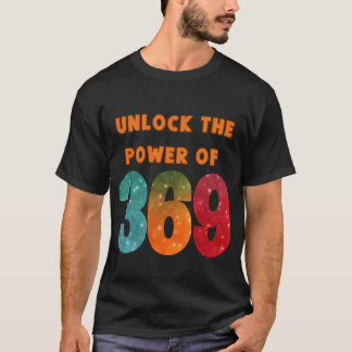 Camiseta unlock the power, tshirt with magic Tesla numbers