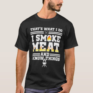 Camiseta Unny Pitmaster - I Smoke Meat BBQ Smoker Grill Gif