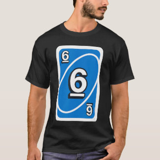 Camiseta Uno Halloween Azul 6 Cartas