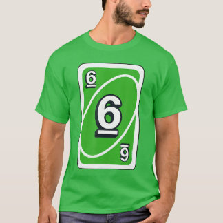 Camiseta UNO Halloween Green 6 Card