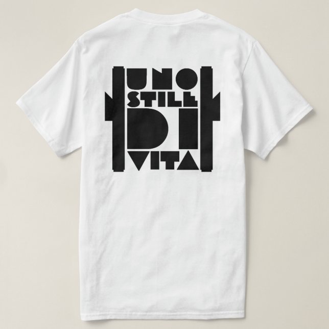 CAMISETA UNO STILE DI VITA (Verso do Design)