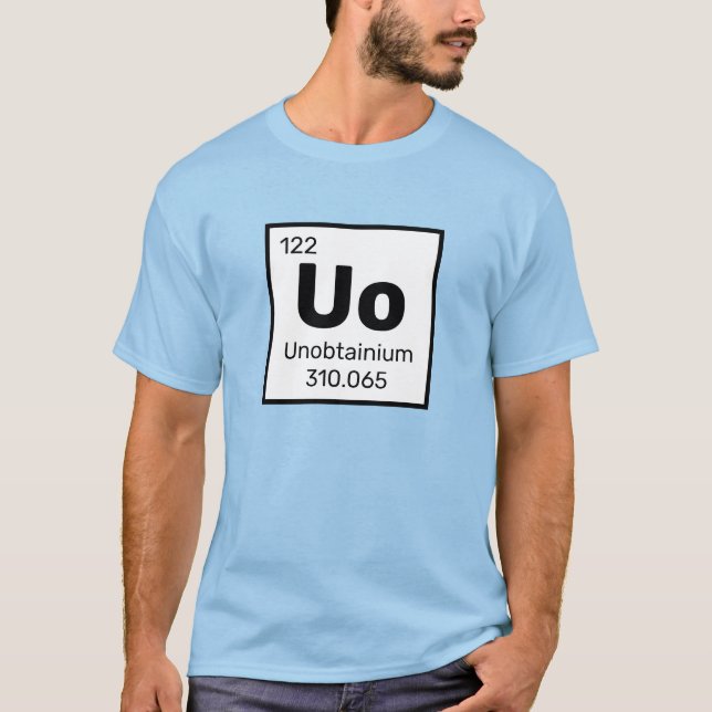 Camiseta Unobtainium / Mesa ficcional - Uo Elemento T-Shirt (Frente)