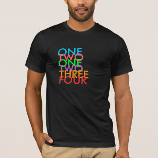 CAMISETA UNS, DOIS, UNS, DOIS, TRÊS, QUATRO