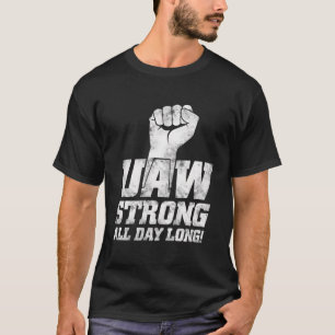 Camiseta Uns Trabalhadores Automóveis Uaw Strike Red Tee Un