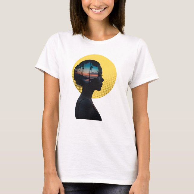 Camiseta unset Refletion Silhouette T-Shirt (Frente)