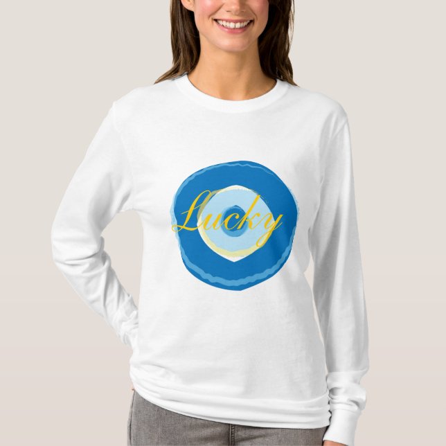 Camiseta Untitled-7, afortunado (Frente)