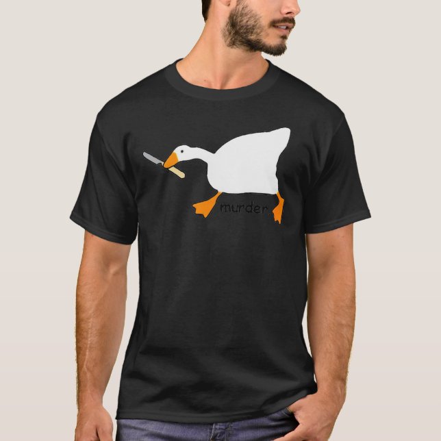 Camiseta Untitled Goose Game Murder  Classic T-Shirt (Frente)