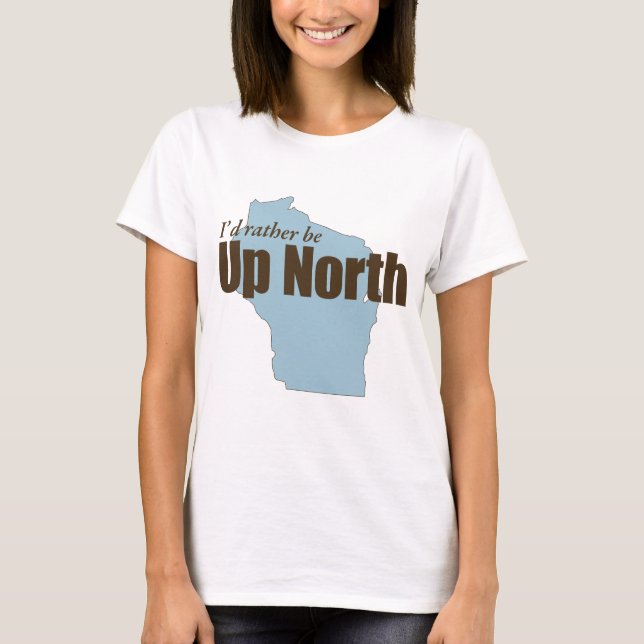 Camiseta Up North - Wisconsin (Frente)