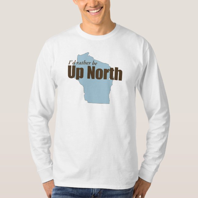 Camiseta Up North - Wisconsin (Frente)