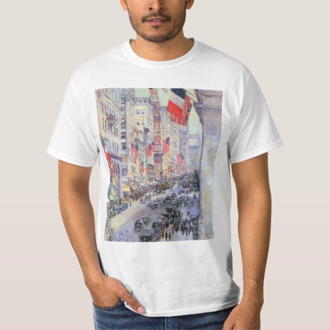 Camiseta Up the Avenue from 34th Street, maio de 1917, por  (Frente)