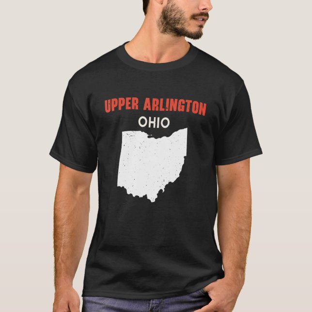 Camiseta UPPER ARLINGTON Ohio USA State America Travel Ohio (Frente)