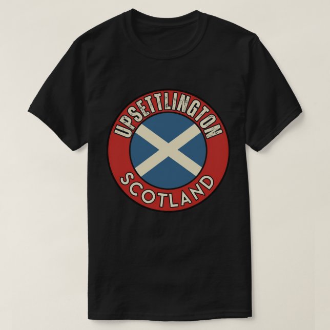 Camiseta Upsettlington, Escócia (Frente do Design)