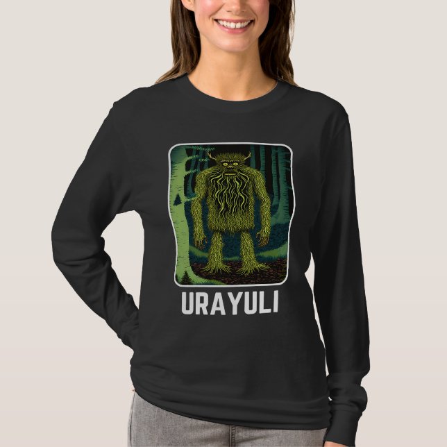 Camiseta Urayuli Cryptid Creature Alaskan Mythical Monster (Frente)