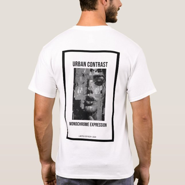 Camiseta Urban Contrast Noir (Verso)