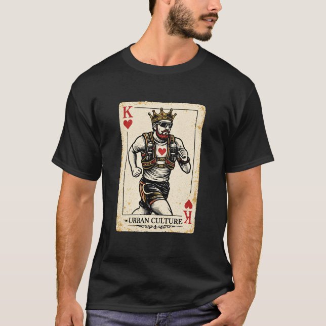 Camiseta Urban Culture Running - King Of Hearts (Frente)