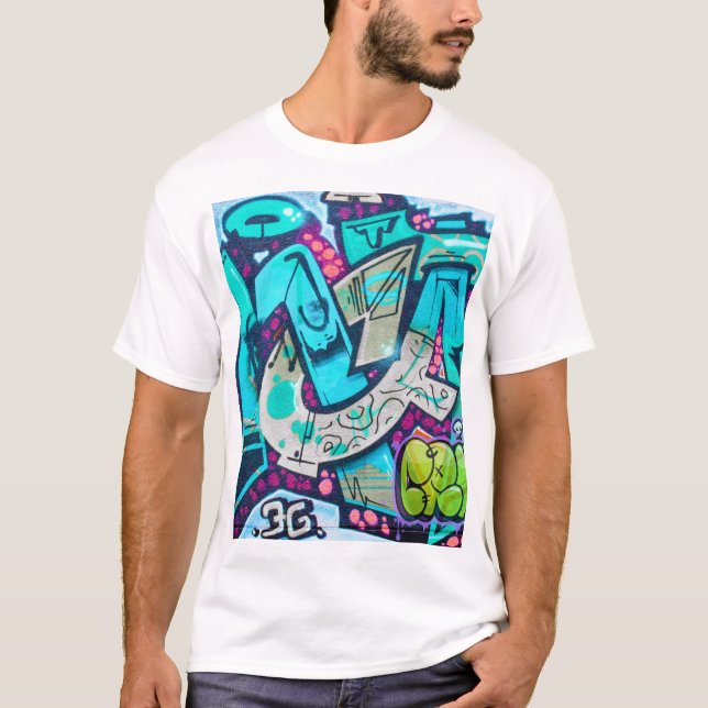 Camiseta Urban Graffiti Street Art Style T-Shirt (Frente)