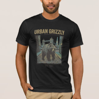 Camiseta Urban Grizzly Vintage Streetcore Vida Selvagem