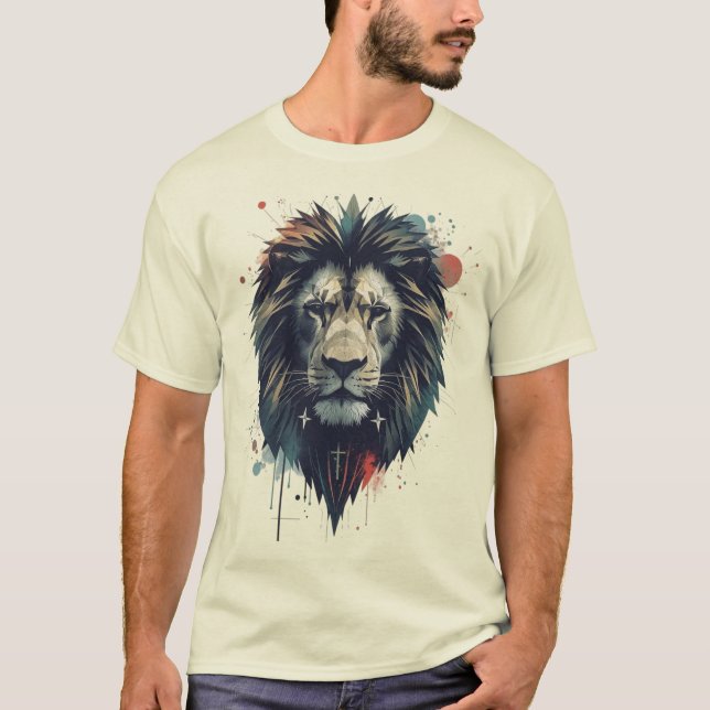 Camiseta Urban King – Graffiti Lion Emblem (Frente)