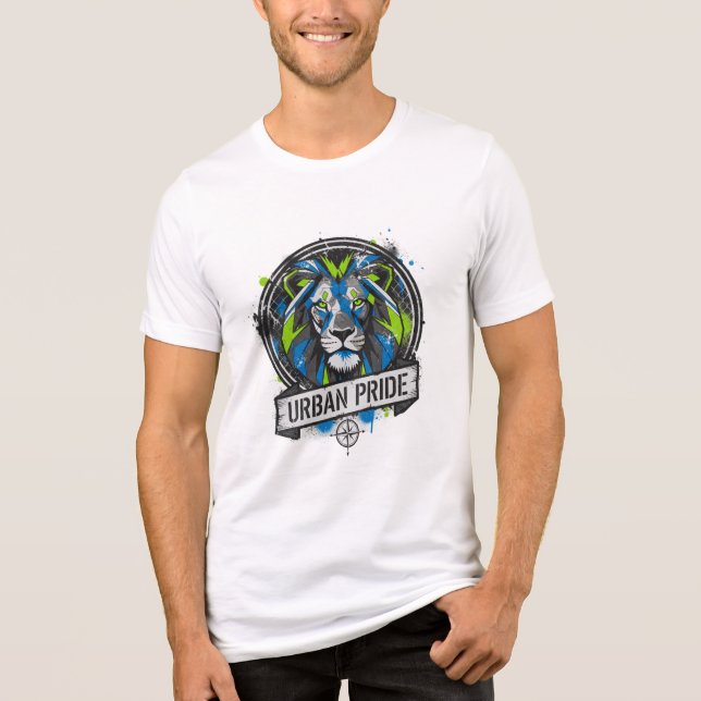 Camiseta Urban Monarch Lion** (Frente)