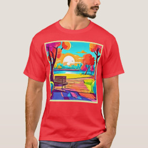 Camiseta Urban Oasis Sunset Panorama