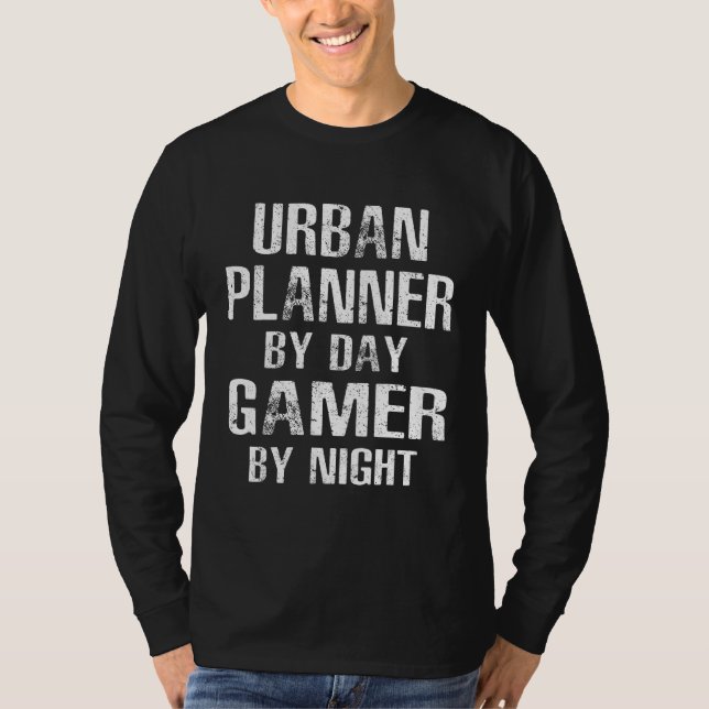 Camiseta Urban Planner Gamer By Night (Frente)