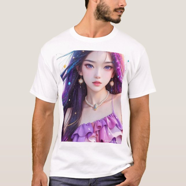 Camiseta "Urban Vibes Graphic Tee" "Sunset Dreams Cotton (Frente)