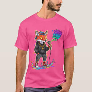 Camiseta urbana de graffiti para amigos do MC