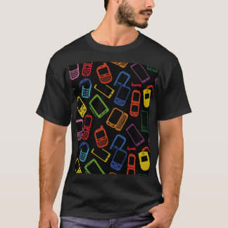 Camiseta Urbanas Vibes - Impressão de telefone em chamas a
