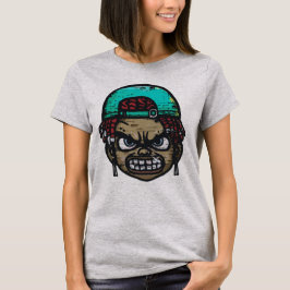 Camiseta Urbano Rebelde: Estilo de Grafite Face