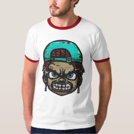 Camiseta Urbano Rebelde: Estilo de Grafite Face