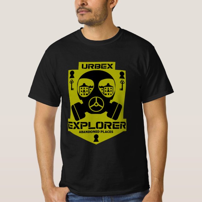 Camiseta Urbex Explorer Abandonados Locais Fotografia T-Shi (Frente)