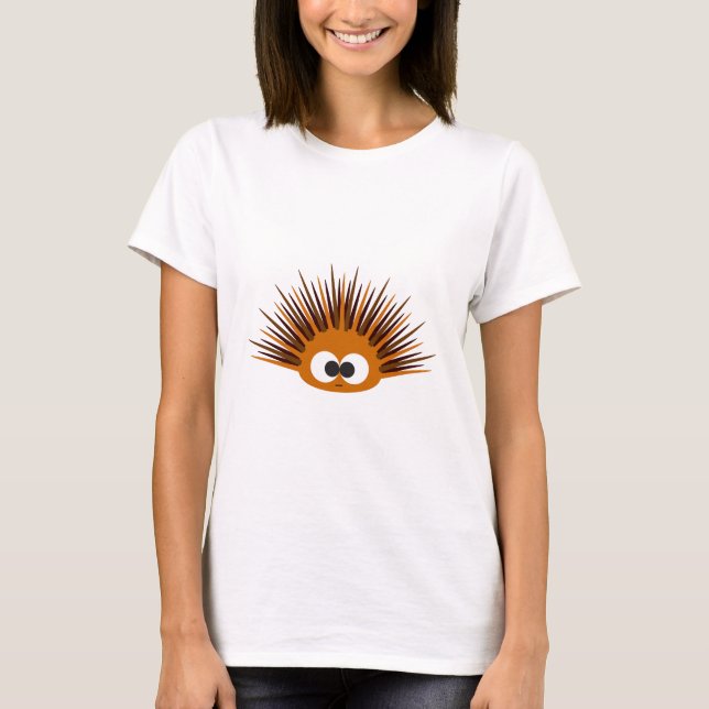 Camiseta Urchin do Mar Espinoso Laranja-Corte (Frente)