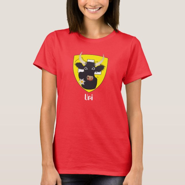 Camiseta Uri Suíça Suisse Svizzera Svizra Switzerland (Frente)