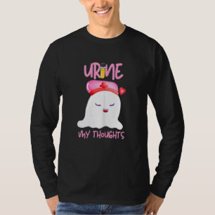 Camiseta Urina Feminina Meus Pensamentos Enfermeira Bonita