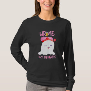 Camiseta Urina Feminina Meus Pensamentos Enfermeira Bonita