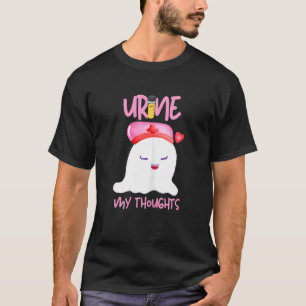 Camiseta Urina Feminina Meus Pensamentos Enfermeira Bonita