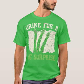 Camiseta Urina Para Uma Grande Surpresa De Aspargos Vegetai