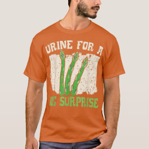 Camiseta Urina Para Uma Grande Surpresa De Aspargos Vegetai